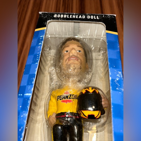 Steve Park Bobblehead Doll NAPA Racing Pennzoil NASCAR NIB Bobble Head NEW - Picture 8 of 9